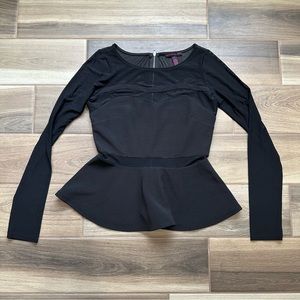 🌼 Peplum black top 🌼5/$15🌼